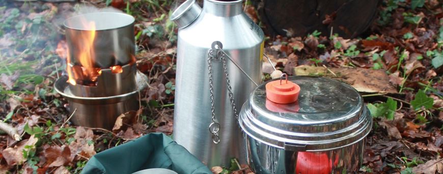 Kelly Kettle Large Stainless Steel Base Camp
